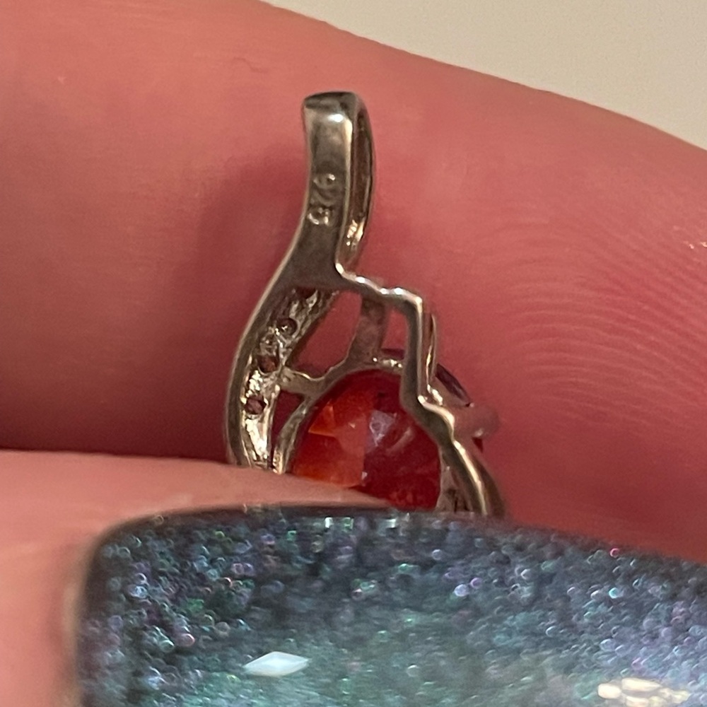 Ruby And Cz In Sterling Silver - image 2